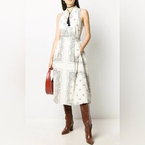 Tory Burch Bandana Print Wrap Dress- EUC- Sz. 8